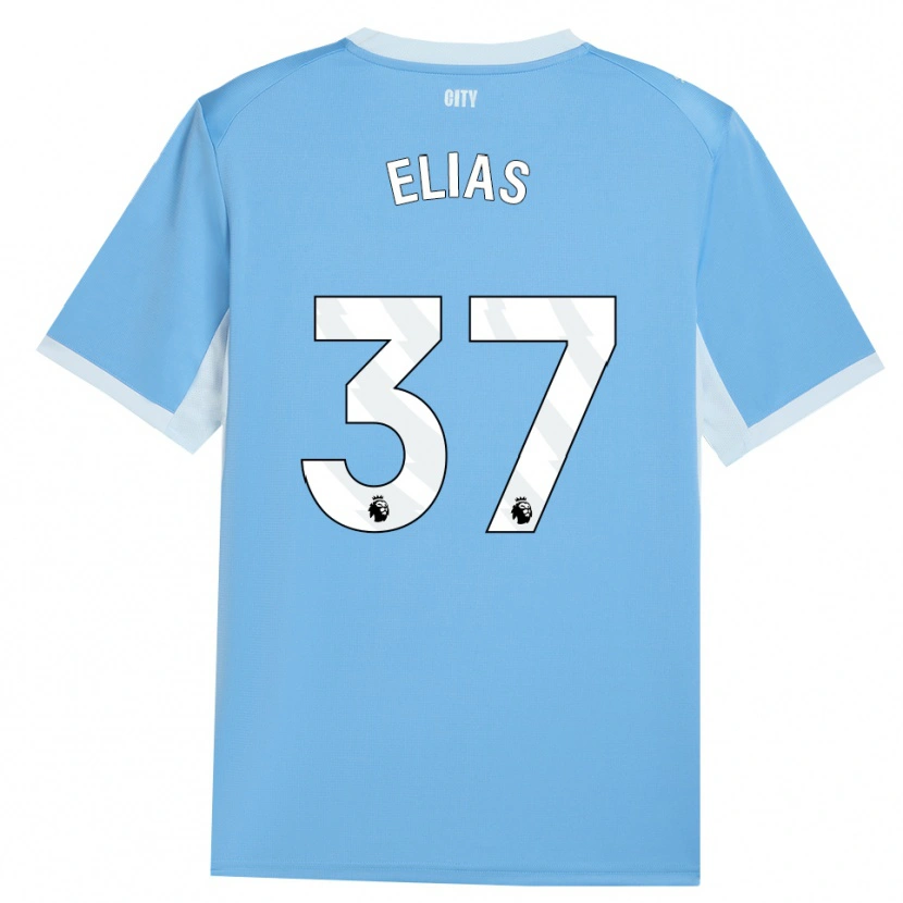 Danxen Dames Allan Andrade Elias #37 Licht Hemelsblauw Wit Thuisshirt Thuistenue 2026/27 T-Shirt België