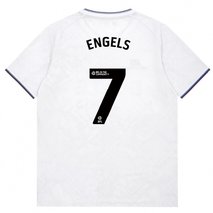 Danxen Dames Arne Engels #7 Bordeaux Wit Uitshirt Uittenue 2026/27 T-Shirt België
