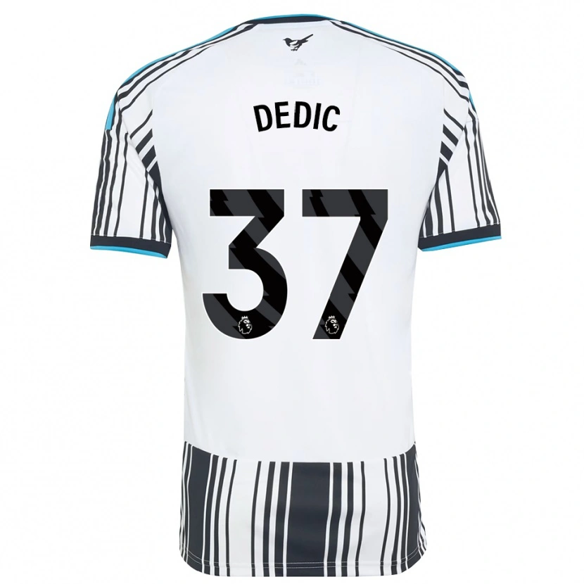 Danxen Dames Amar Dedić #37 Hemelsblauw Zwart Wit Thuisshirt Thuistenue 2026/27 T-Shirt België