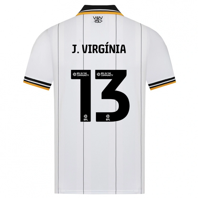 Danxen Dames João Virgínia #13 Oranje Wit Zwart Uitshirt Uittenue 2026/27 T-Shirt België
