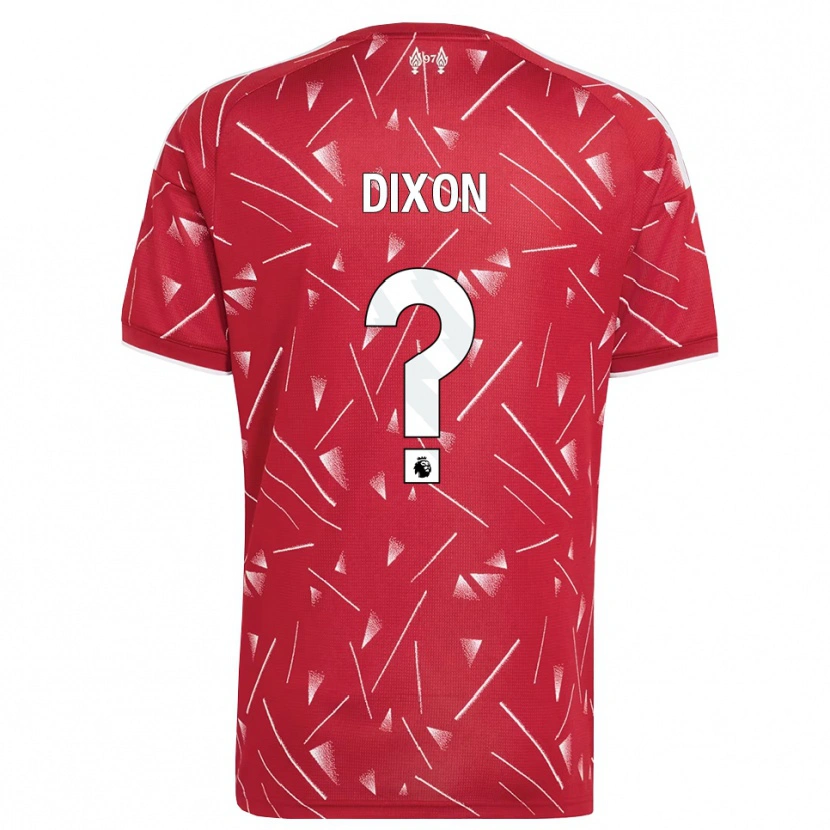 Danxen Dames Joseph Dixon #0 Wit Rood Thuisshirt Thuistenue 2026/27 T-Shirt België