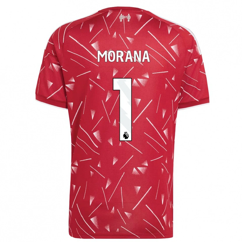 Danxen Dames Nathan Morana #1 Wit Rood Thuisshirt Thuistenue 2026/27 T-Shirt België