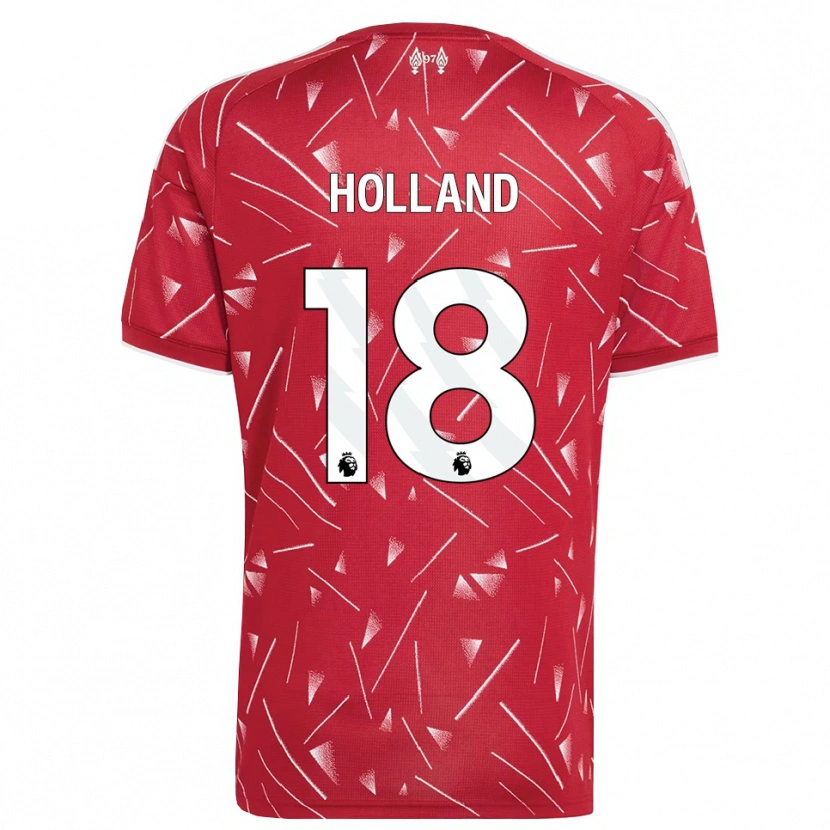 Danxen Dames Ceri Holland #18 Wit Rood Thuisshirt Thuistenue 2026/27 T-Shirt België