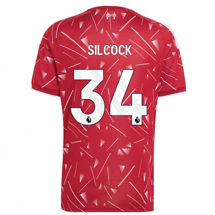 Danxen Dames Hannah Silcock #34 Wit Rood Thuisshirt Thuistenue 2026/27 T-Shirt België
