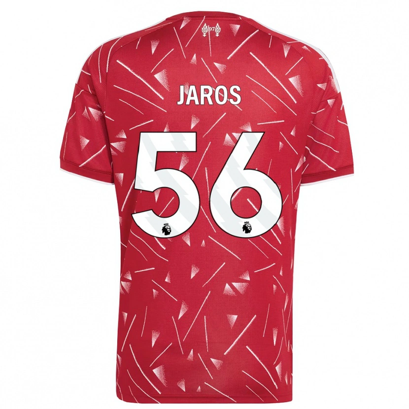 Danxen Dames Vitezslav Jaros #56 Wit Rood Thuisshirt Thuistenue 2026/27 T-Shirt België