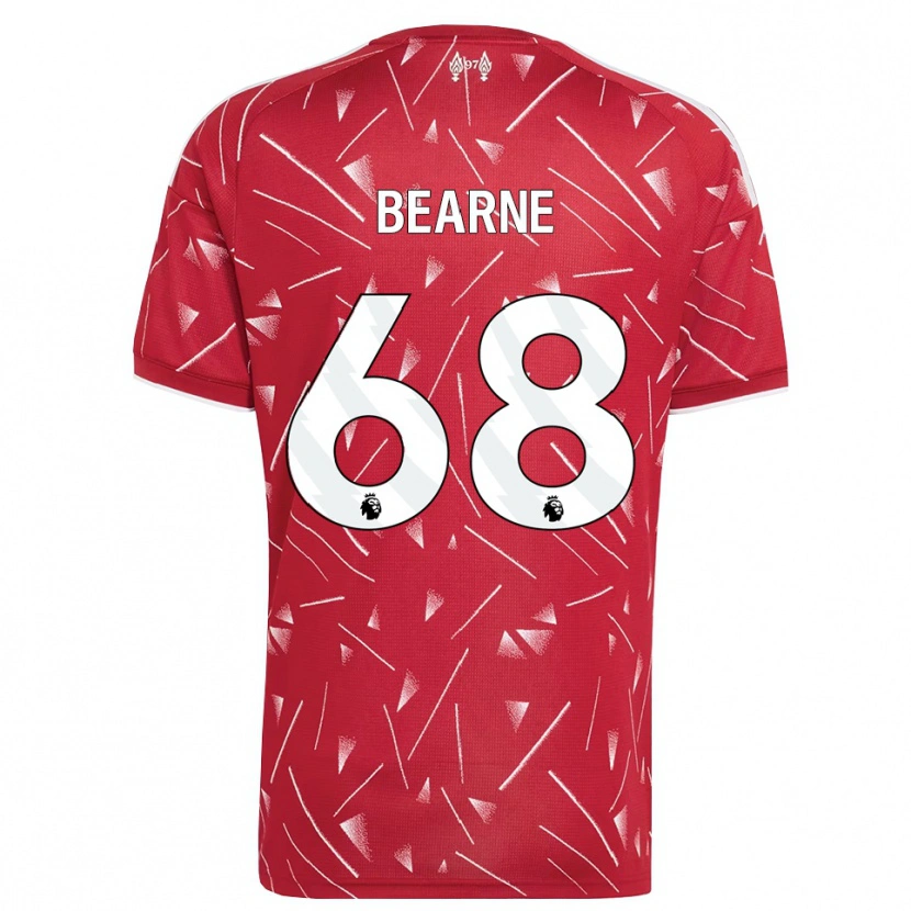 Danxen Dames Jack Bearne #68 Wit Rood Thuisshirt Thuistenue 2026/27 T-Shirt België