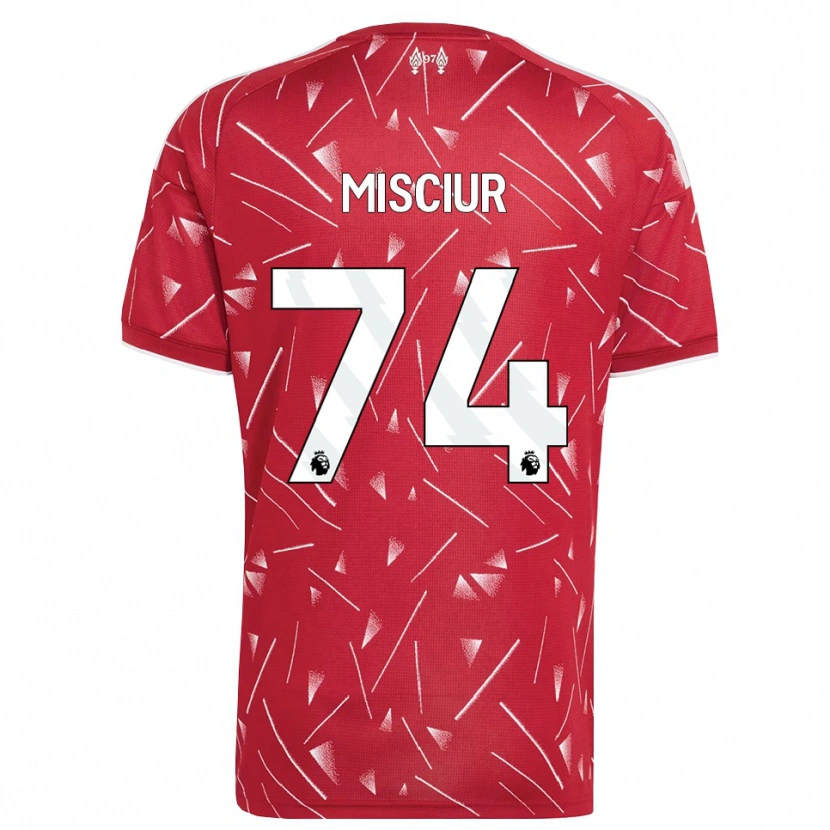 Danxen Dames Kornel Misciur #74 Wit Rood Thuisshirt Thuistenue 2026/27 T-Shirt België