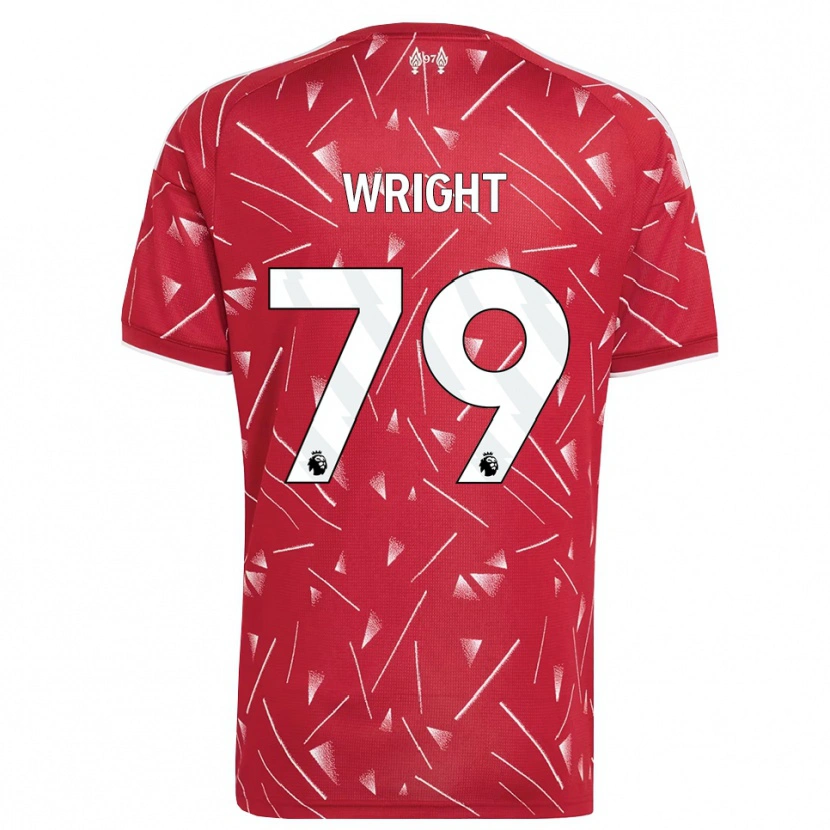 Danxen Dames Will Wright #79 Wit Rood Thuisshirt Thuistenue 2026/27 T-Shirt België