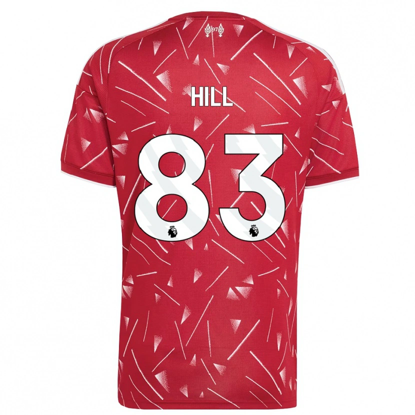 Danxen Dames Thomas Hill #83 Wit Rood Thuisshirt Thuistenue 2026/27 T-Shirt België