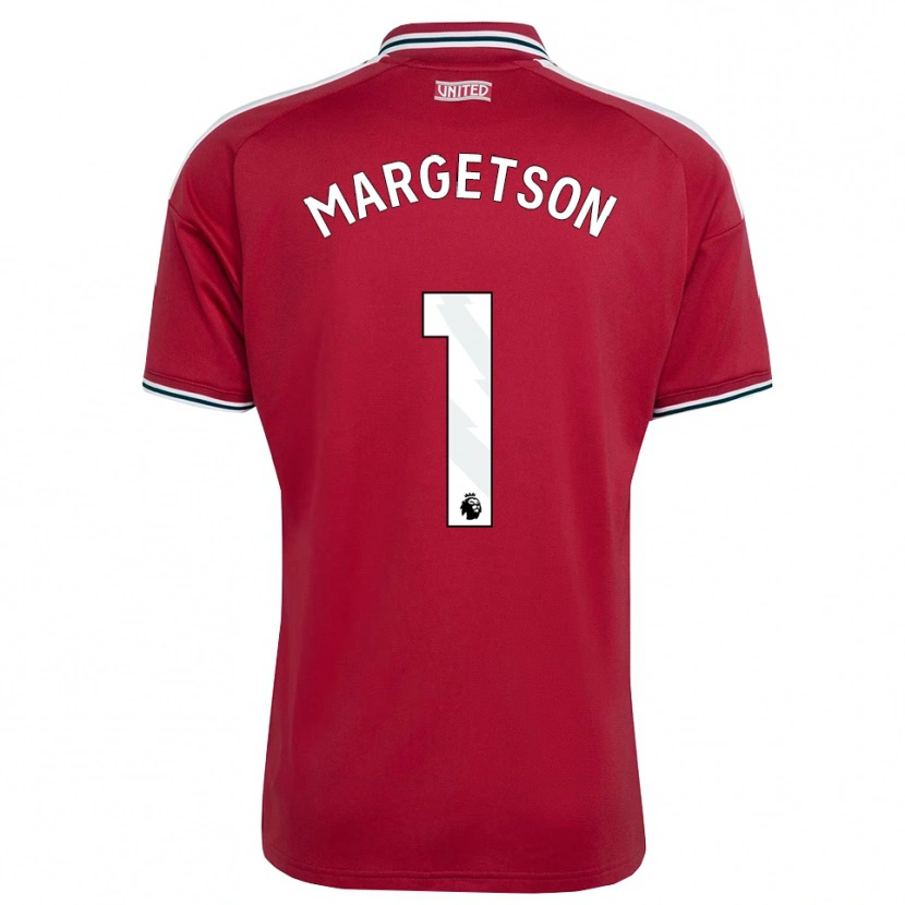 Danxen Dames Kit Margetson #1 Rood Geel Wit Thuisshirt Thuistenue 2026/27 T-Shirt België