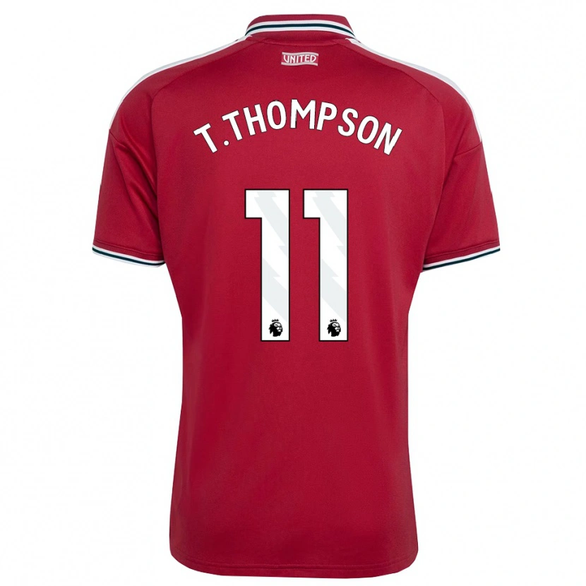 Danxen Dames Tynan Thompson #11 Rood Geel Wit Thuisshirt Thuistenue 2026/27 T-Shirt België