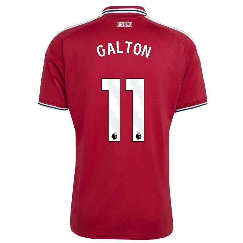 Danxen Dames Leah Galton #11 Rood Geel Wit Thuisshirt Thuistenue 2026/27 T-Shirt België