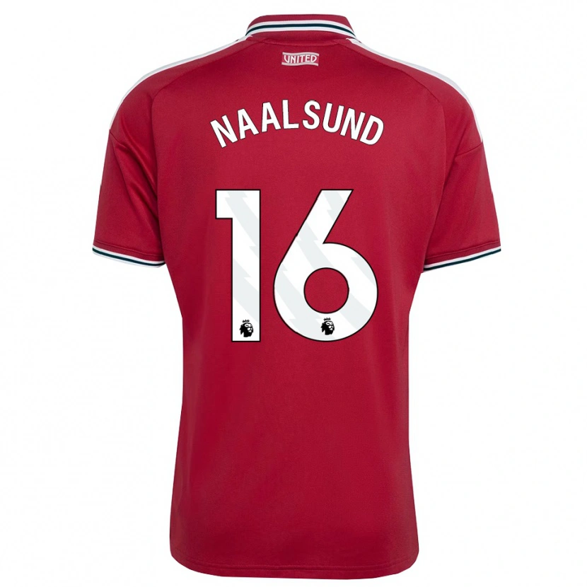 Danxen Dames Lisa Naalsund #16 Rood Geel Wit Thuisshirt Thuistenue 2026/27 T-Shirt België