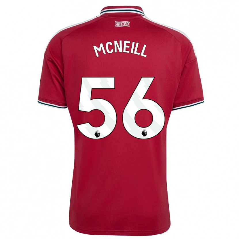 Danxen Dames Charlie Mcneill #56 Rood Geel Wit Thuisshirt Thuistenue 2026/27 T-Shirt België