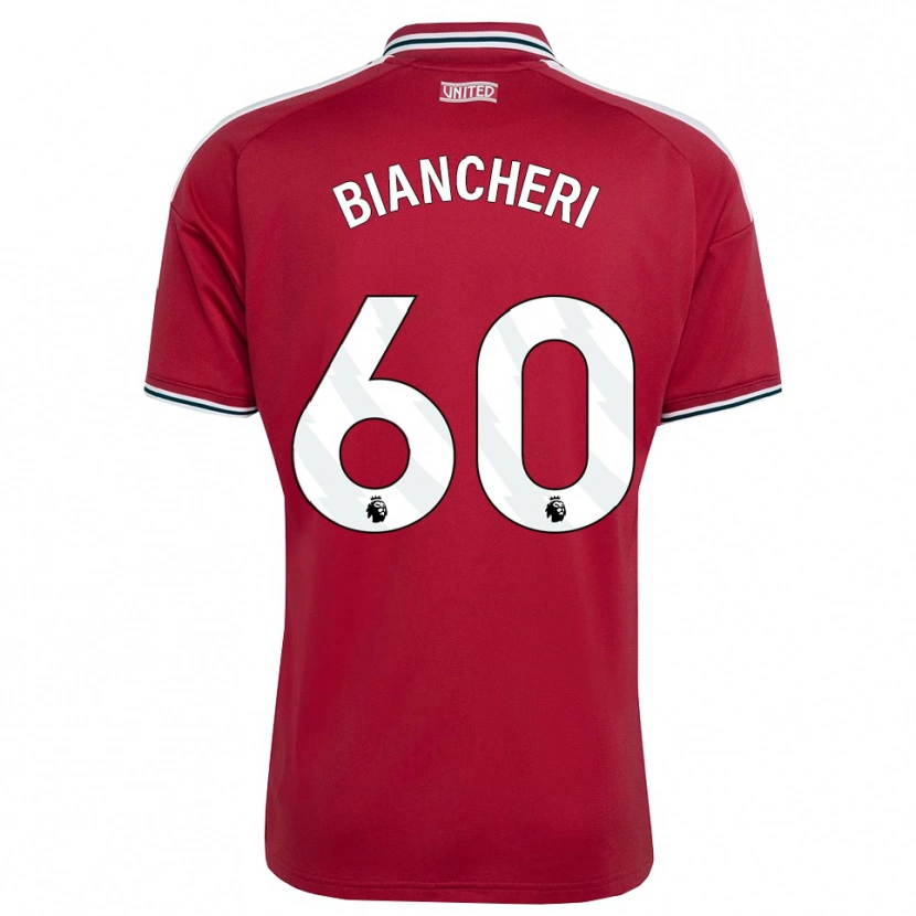 Danxen Dames Gabriele Biancheri #60 Rood Geel Wit Thuisshirt Thuistenue 2026/27 T-Shirt België