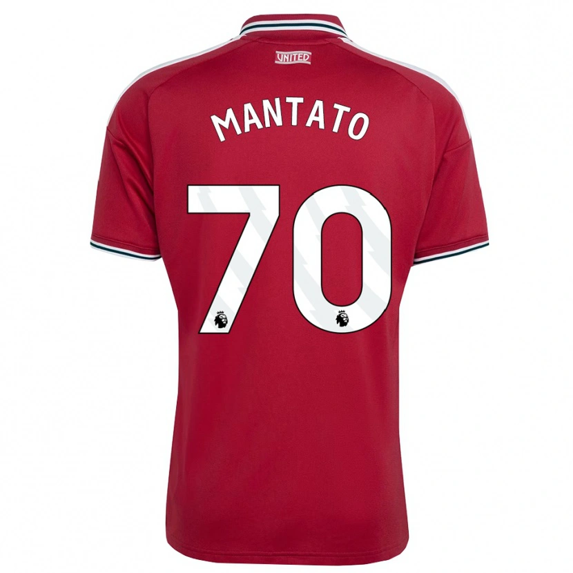 Danxen Dames Bendito Mantato #70 Rood Geel Wit Thuisshirt Thuistenue 2026/27 T-Shirt België