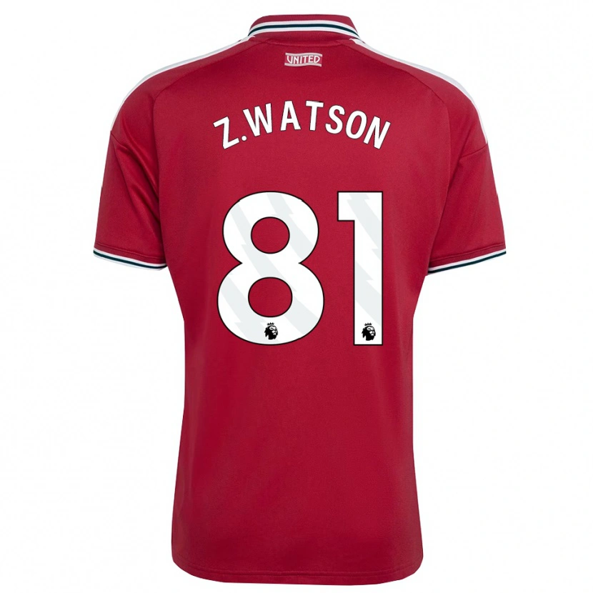 Danxen Dames Zac Watson #81 Rood Geel Wit Thuisshirt Thuistenue 2026/27 T-Shirt België