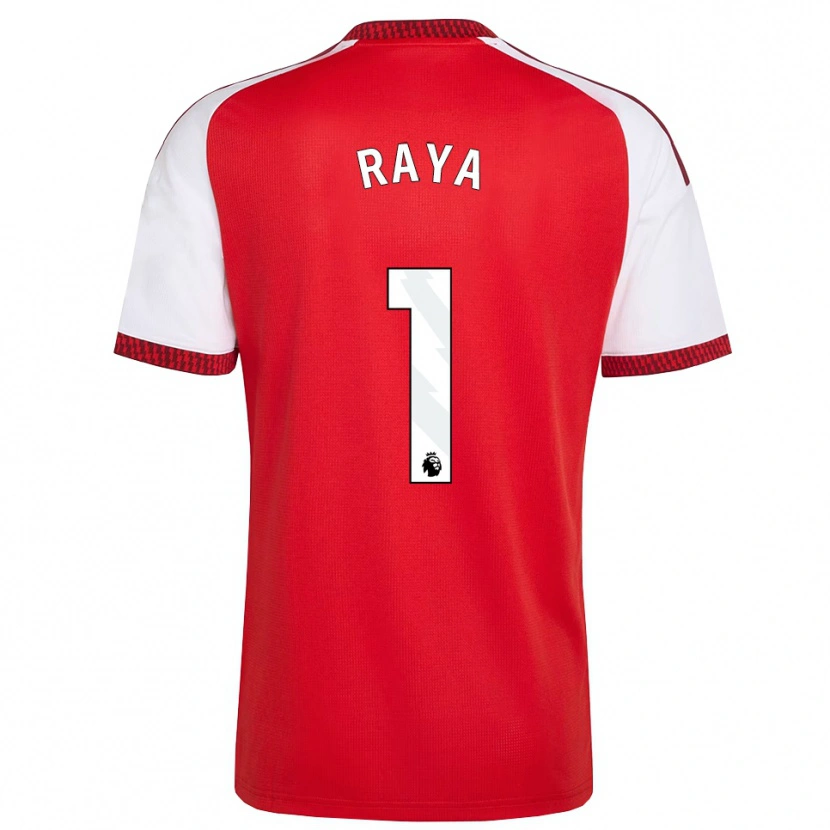 Danxen Dames David Raya #1 Rood Wit Zwart Thuisshirt Thuistenue 2026/27 T-Shirt België