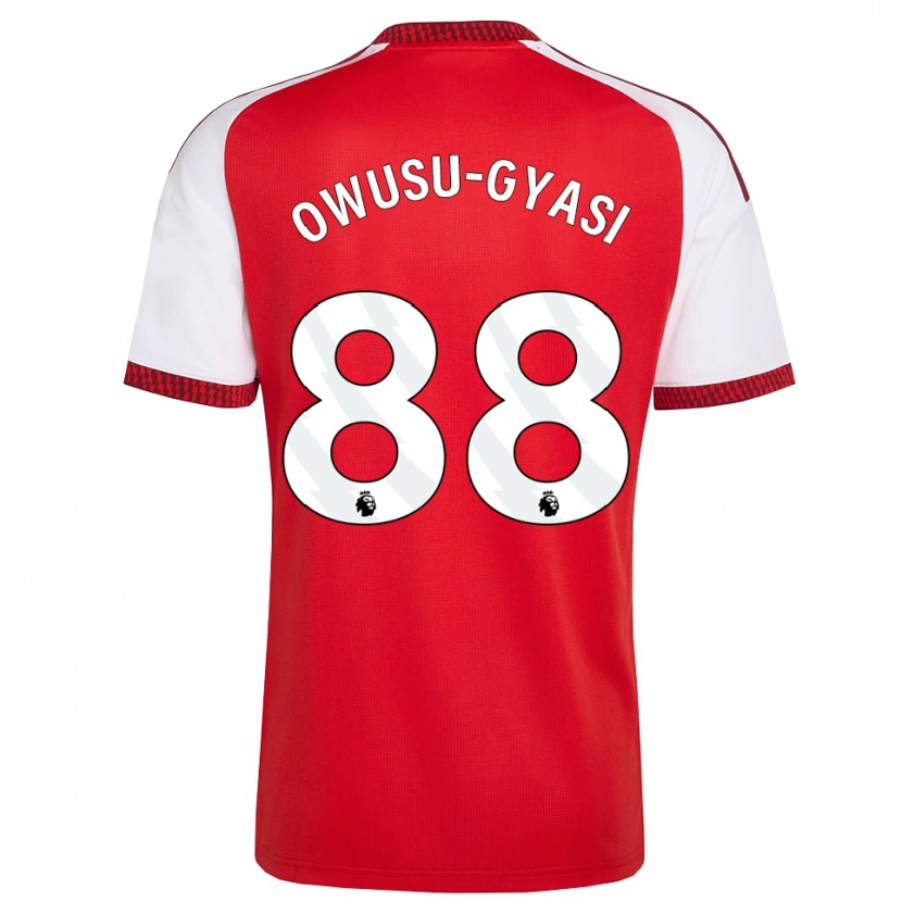 Danxen Dames Abraham Owusu-Gyasi #88 Rood Wit Zwart Thuisshirt Thuistenue 2026/27 T-Shirt België