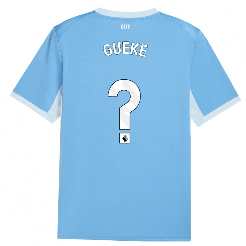 Danxen Dames William Gueke #0 Licht Hemelsblauw Wit Thuisshirt Thuistenue 2026/27 T-Shirt België