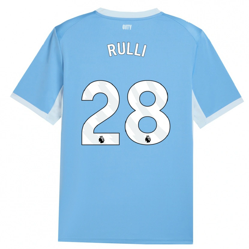 Danxen Dames Gerónimo Rulli #28 Licht Hemelsblauw Wit Thuisshirt Thuistenue 2026/27 T-Shirt België