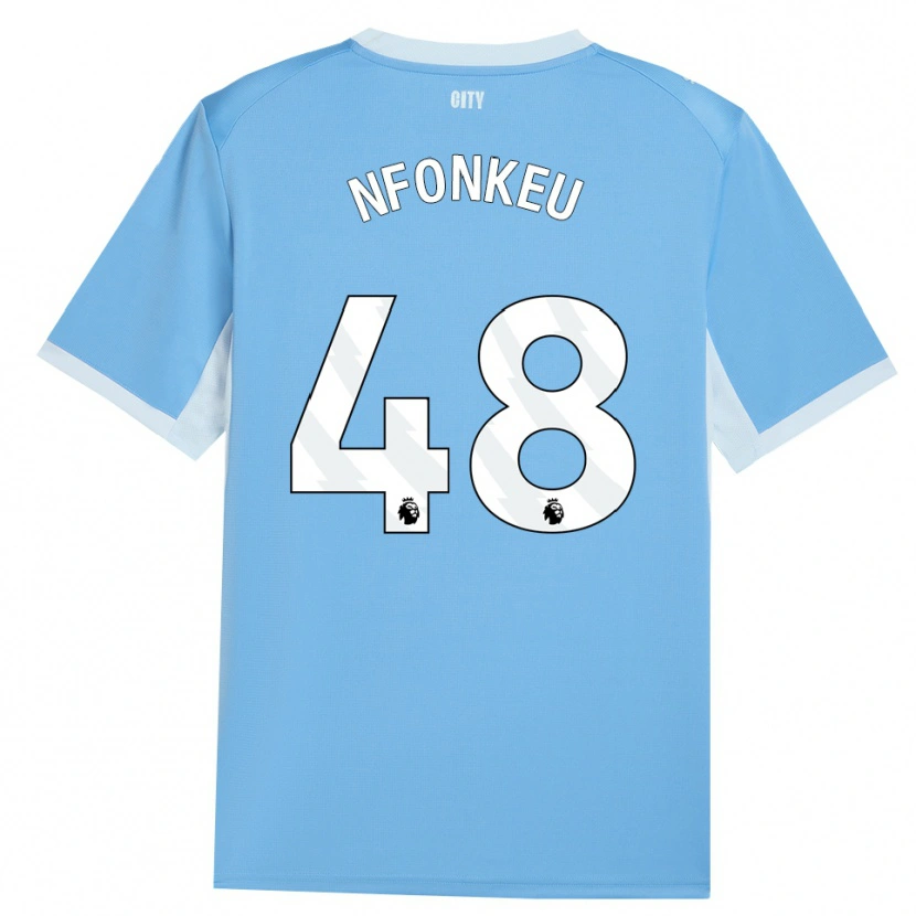 Danxen Dames Brooklyn Nfonkeu #48 Licht Hemelsblauw Wit Thuisshirt Thuistenue 2026/27 T-Shirt België