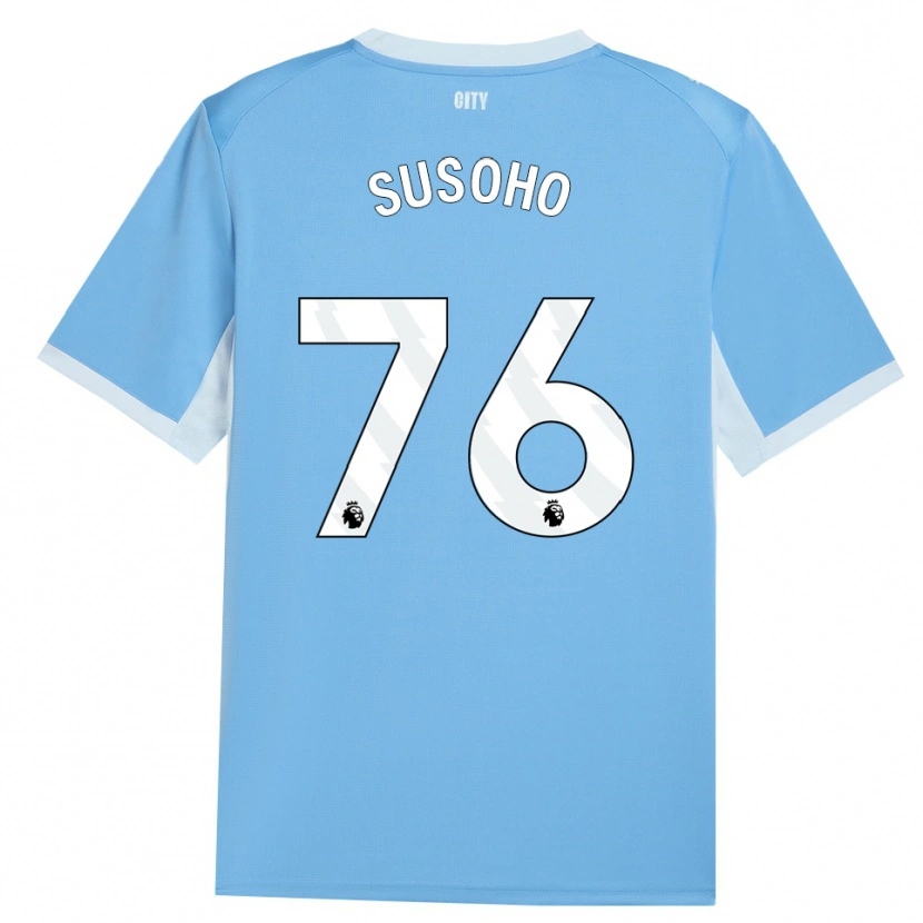 Danxen Dames Mahamadou Susoho #76 Licht Hemelsblauw Wit Thuisshirt Thuistenue 2026/27 T-Shirt België