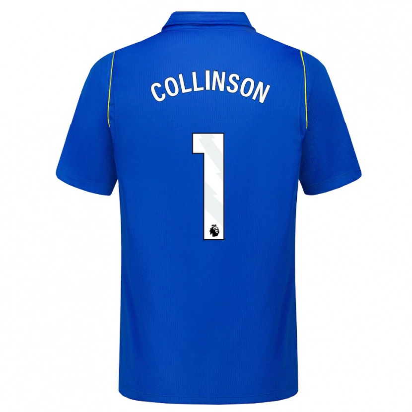 Danxen Dames Isaac Collinson #1 Blauw Geel Thuisshirt Thuistenue 2026/27 T-Shirt België