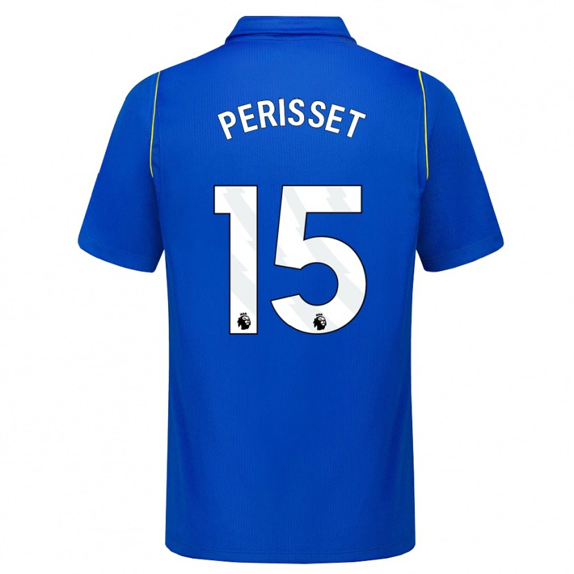 Danxen Dames Eve Perisset #15 Blauw Geel Thuisshirt Thuistenue 2026/27 T-Shirt België