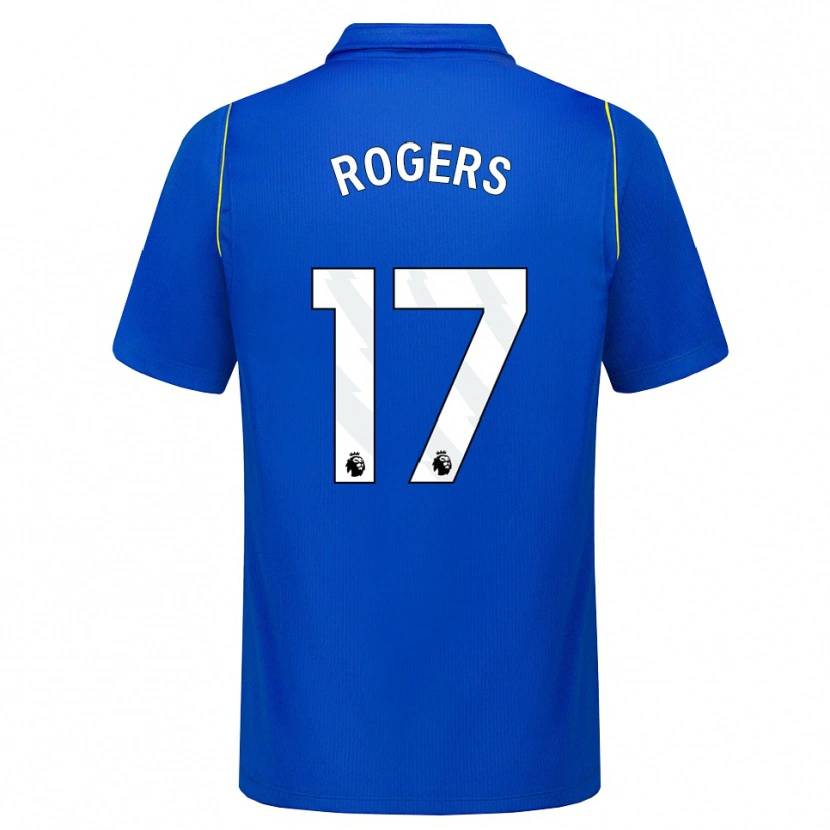 Danxen Dames Morgan Rogers #17 Blauw Geel Thuisshirt Thuistenue 2026/27 T-Shirt België