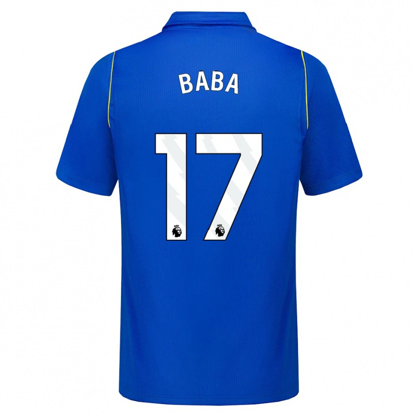 Danxen Dames Abdul-Rahman Baba #17 Blauw Geel Thuisshirt Thuistenue 2026/27 T-Shirt België