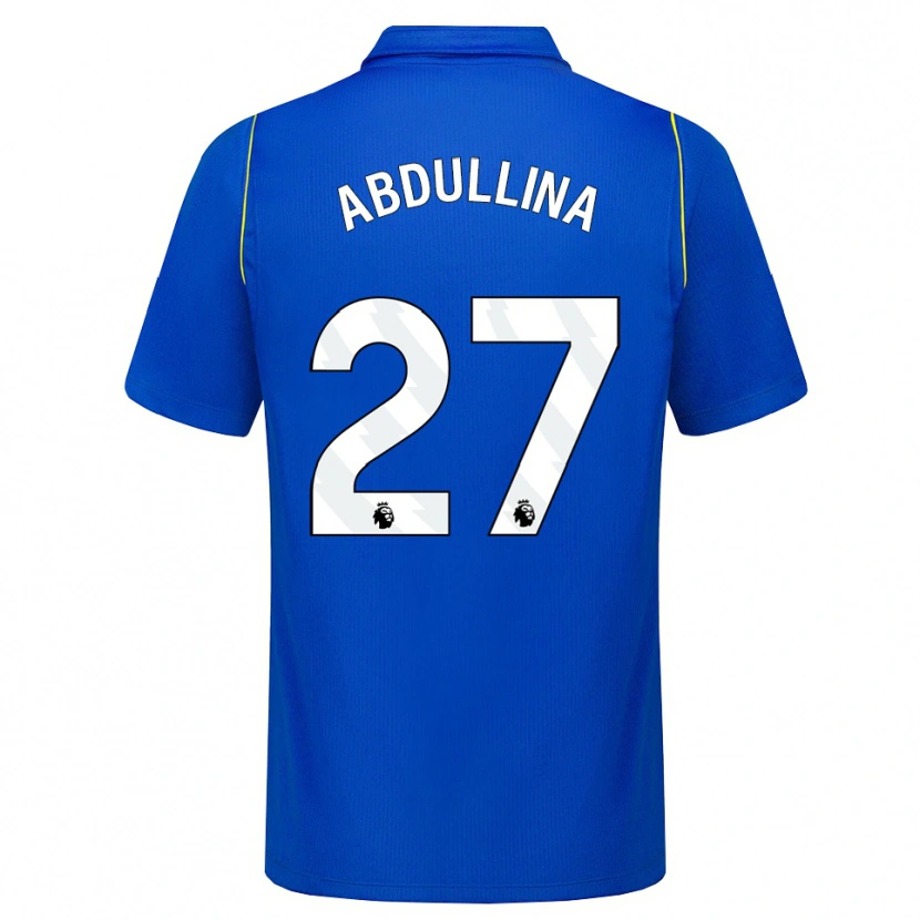 Danxen Dames Alsu Abdullina #27 Blauw Geel Thuisshirt Thuistenue 2026/27 T-Shirt België