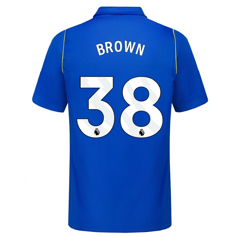 Danxen Dames Cerys Brown #38 Blauw Geel Thuisshirt Thuistenue 2026/27 T-Shirt België