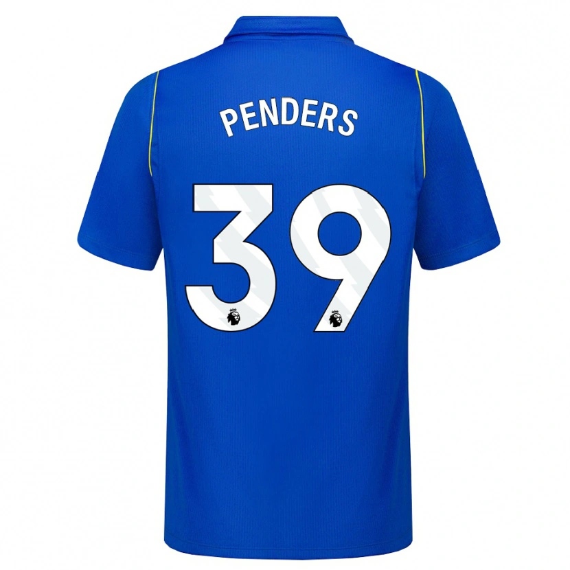 Danxen Dames Mike Penders #39 Blauw Geel Thuisshirt Thuistenue 2026/27 T-Shirt België