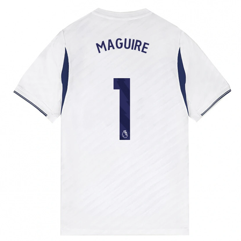 Danxen Dames Aaron Maguire #1 Wit Rood Paars Thuisshirt Thuistenue 2026/27 T-Shirt België
