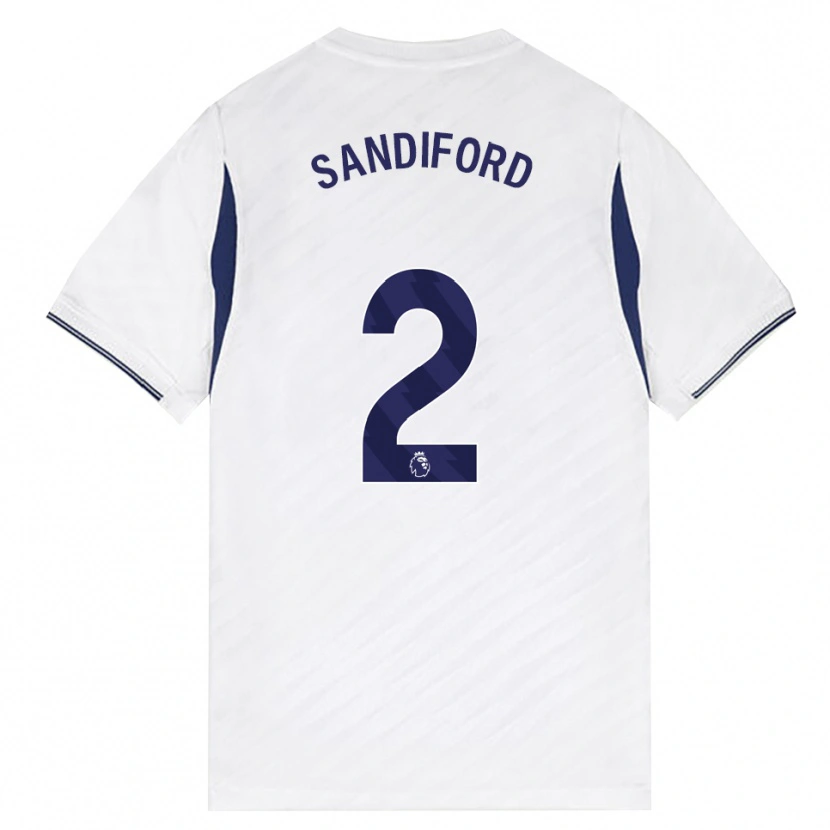 Danxen Dames Oscar Sandiford #2 Wit Rood Paars Thuisshirt Thuistenue 2026/27 T-Shirt België