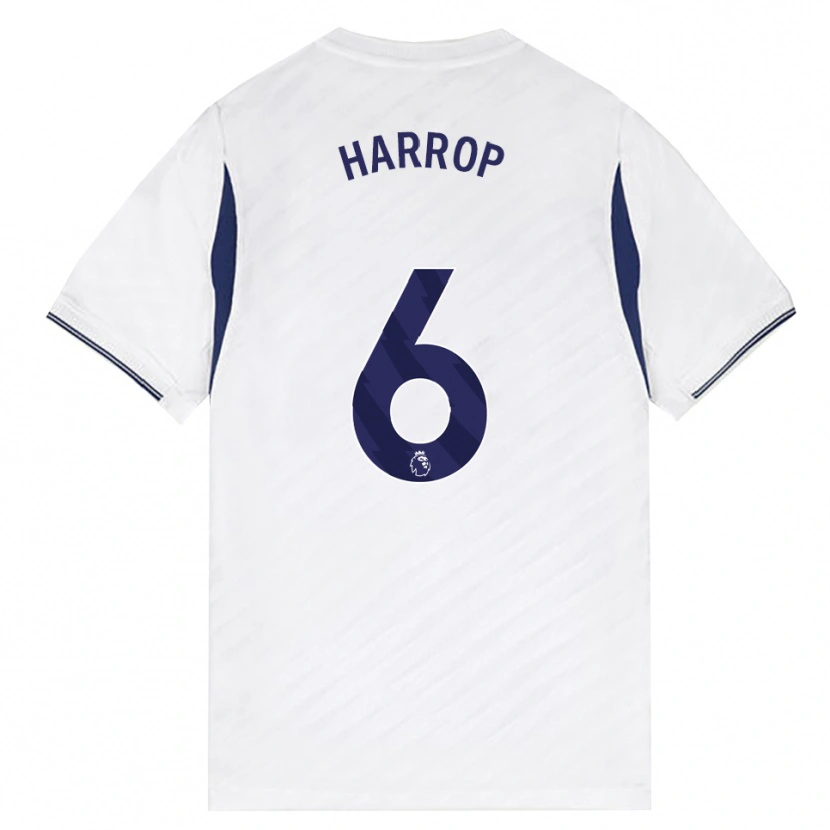 Danxen Dames Kerys Harrop #6 Wit Rood Paars Thuisshirt Thuistenue 2026/27 T-Shirt België