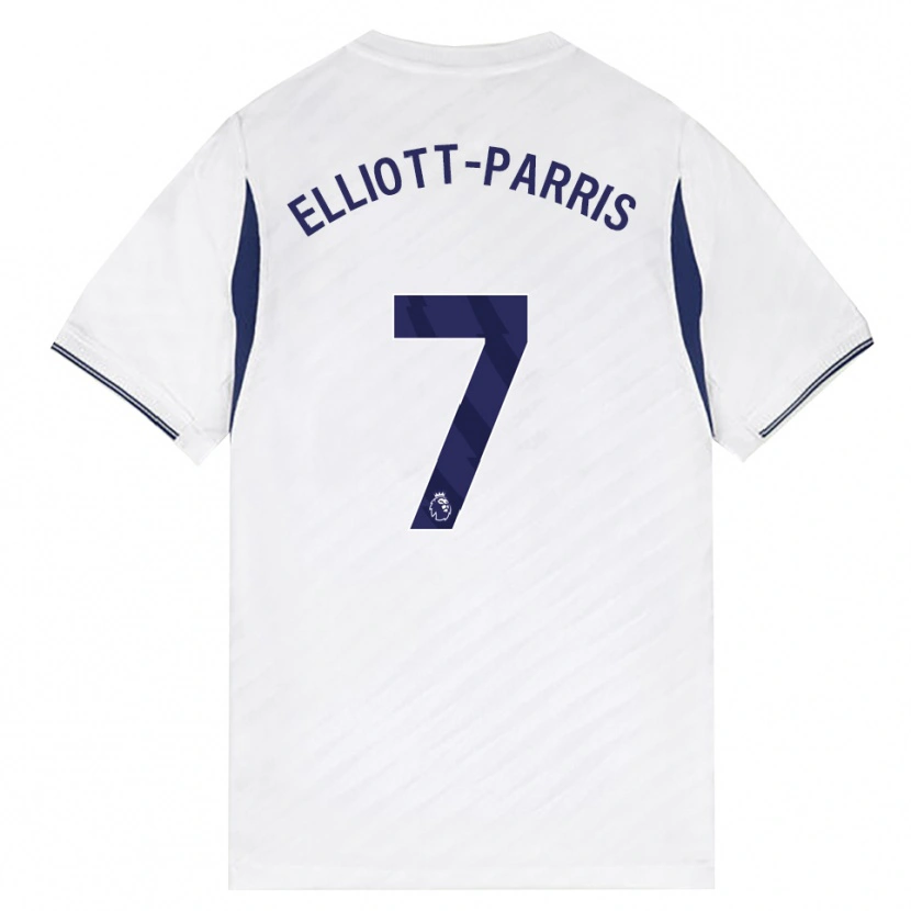 Danxen Dames Reiss Elliott-Parris #7 Wit Rood Paars Thuisshirt Thuistenue 2026/27 T-Shirt België