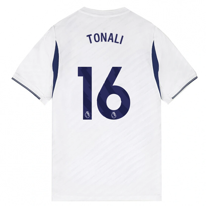 Danxen Dames Sandro Tonali #16 Wit Rood Paars Thuisshirt Thuistenue 2026/27 T-Shirt België