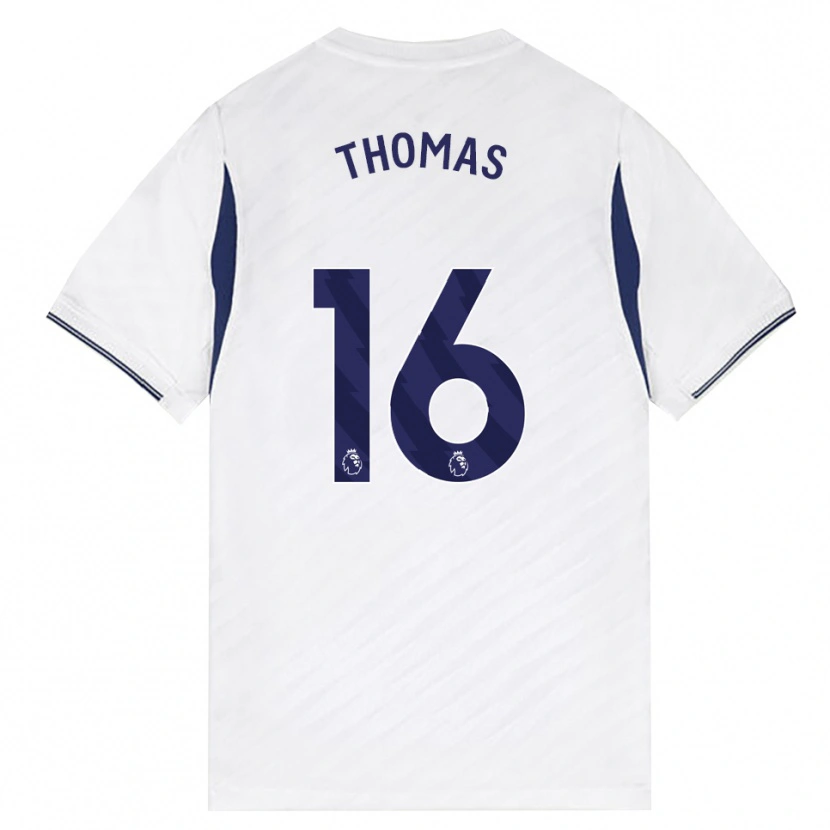 Danxen Dames Cameron Thomas #16 Wit Rood Paars Thuisshirt Thuistenue 2026/27 T-Shirt België