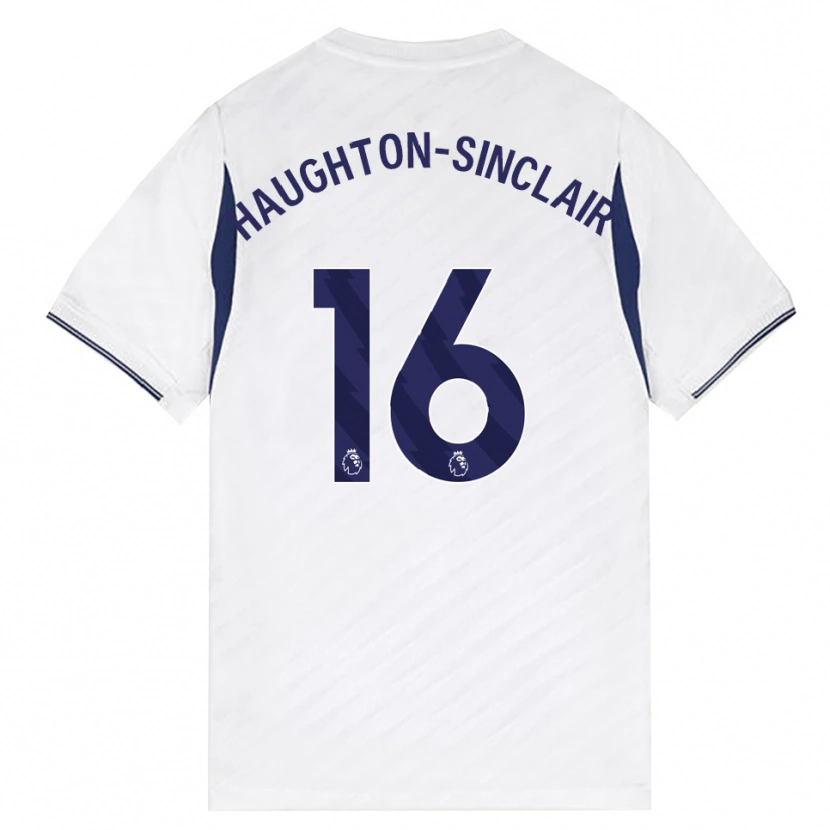 Danxen Dames Ashiah Haughton-Sinclair #16 Wit Rood Paars Thuisshirt Thuistenue 2026/27 T-Shirt België