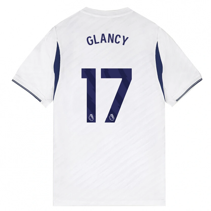 Danxen Dames Conall Glancy #17 Wit Rood Paars Thuisshirt Thuistenue 2026/27 T-Shirt België