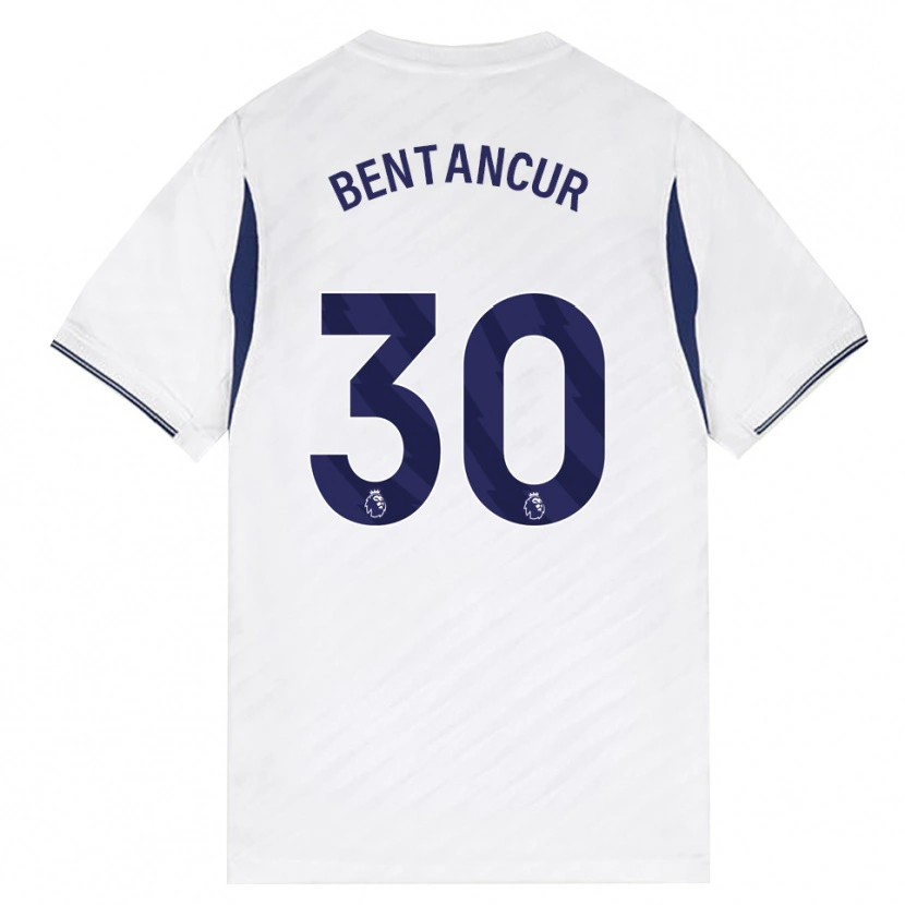 Danxen Dames Rodrigo Bentancur #30 Wit Rood Paars Thuisshirt Thuistenue 2026/27 T-Shirt België