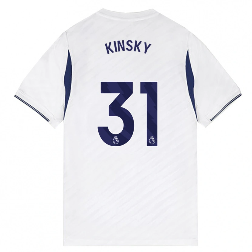 Danxen Dames Antonín Kinský #31 Wit Rood Paars Thuisshirt Thuistenue 2026/27 T-Shirt België