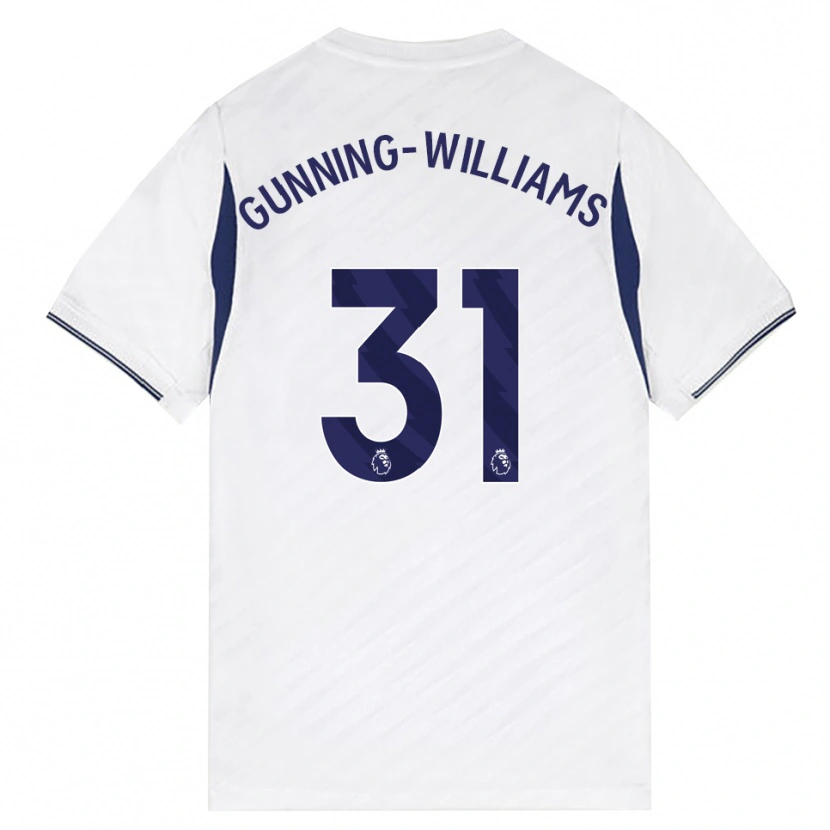 Danxen Dames Lenna Gunning-Williams #31 Wit Rood Paars Thuisshirt Thuistenue 2026/27 T-Shirt België