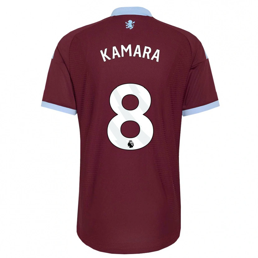 Danxen Dames Boubacar Kamara #8 Korenbloemblauw Bordeaux Thuisshirt Thuistenue 2026/27 T-Shirt België