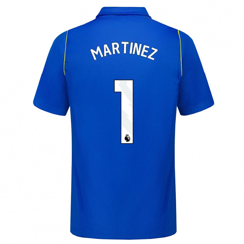 Danxen Dames Emiliano Martínez #1 Blauw Geel Thuisshirt Thuistenue 2026/27 T-Shirt België