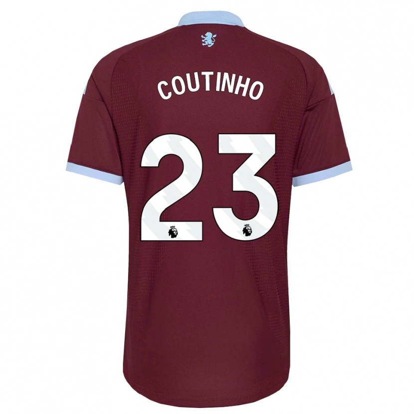 Danxen Dames Philippe Coutinho #23 Korenbloemblauw Bordeaux Thuisshirt Thuistenue 2026/27 T-Shirt België