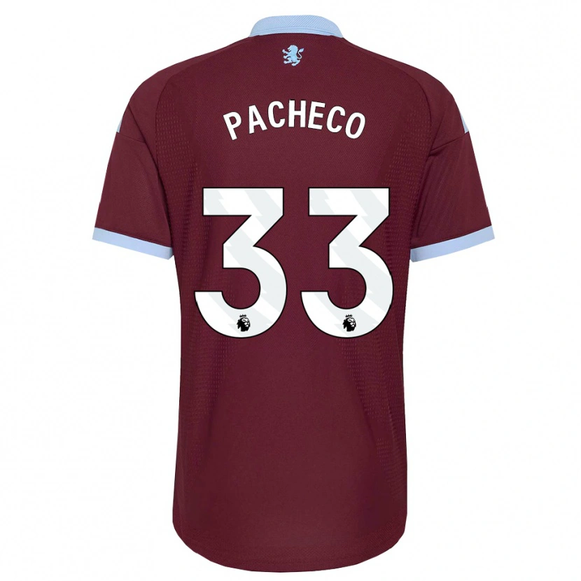 Danxen Dames Maz Pacheco #33 Korenbloemblauw Bordeaux Thuisshirt Thuistenue 2026/27 T-Shirt België