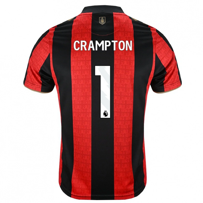 Danxen Dames Kai Crampton #1 Goudgeel Rood Zwart Thuisshirt Thuistenue 2026/27 T-Shirt België